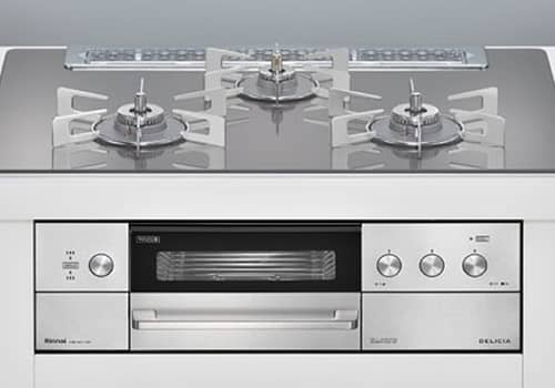 ガラストップガスコンロ デリシア